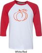 Halloween Tee Pumpkin Sketch Raglan Shirt