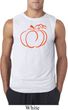 Halloween Tee Pumpkin Sketch Sleeveless Shirt