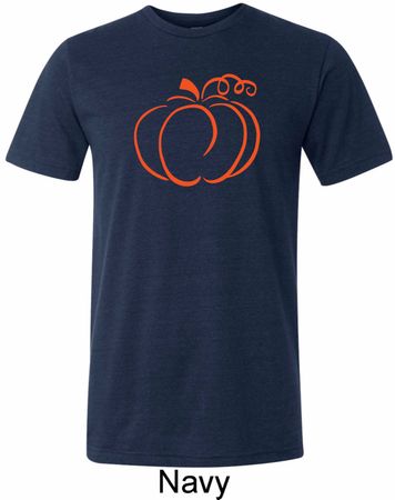 Halloween Tee Pumpkin Sketch Tri Blend Tee