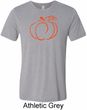 Halloween Tee Pumpkin Sketch Tri Blend Tee