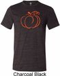 Halloween Tee Pumpkin Sketch Tri Blend Tee