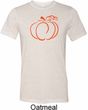 Halloween Tee Pumpkin Sketch Tri Blend Tee