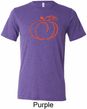 Halloween Tee Pumpkin Sketch Tri Blend Tee