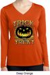 Halloween Trick or Treat Ladies Dry Wicking Long Sleeve Shirt