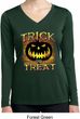 Halloween Trick or Treat Ladies Dry Wicking Long Sleeve Shirt