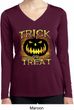 Halloween Trick or Treat Ladies Dry Wicking Long Sleeve Shirt