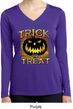 Halloween Trick or Treat Ladies Dry Wicking Long Sleeve Shirt