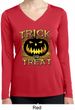 Halloween Trick or Treat Ladies Dry Wicking Long Sleeve Shirt
