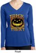 Halloween Trick or Treat Ladies Dry Wicking Long Sleeve Shirt