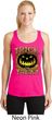 Halloween Trick or Treat Ladies Dry Wicking Racerback Tank Top