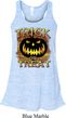 Halloween Trick or Treat Ladies Flowy Racerback Tanktop