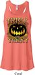 Halloween Trick or Treat Ladies Flowy Racerback Tanktop