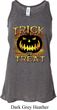 Halloween Trick or Treat Ladies Flowy Racerback Tanktop