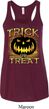 Halloween Trick or Treat Ladies Flowy Racerback Tanktop