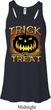 Halloween Trick or Treat Ladies Flowy Racerback Tanktop