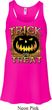 Halloween Trick or Treat Ladies Flowy Racerback Tanktop