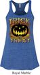 Halloween Trick or Treat Ladies Flowy Racerback Tanktop