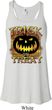 Halloween Trick or Treat Ladies Flowy Racerback Tanktop