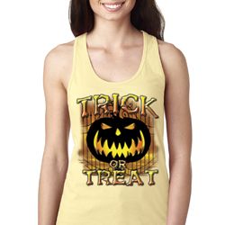 Halloween Trick or Treat Ladies Ideal Tank Top