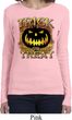 Halloween Trick or Treat Ladies Long Sleeve Shirt