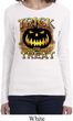 Halloween Trick or Treat Ladies Long Sleeve Shirt