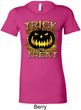 Halloween Trick or Treat Ladies Longer Length Shirt