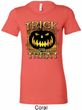 Halloween Trick or Treat Ladies Longer Length Shirt