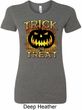 Halloween Trick or Treat Ladies Longer Length Shirt