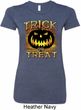 Halloween Trick or Treat Ladies Longer Length Shirt
