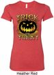Halloween Trick or Treat Ladies Longer Length Shirt