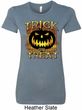Halloween Trick or Treat Ladies Longer Length Shirt