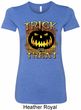 Halloween Trick or Treat Ladies Longer Length Shirt