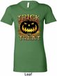 Halloween Trick or Treat Ladies Longer Length Shirt