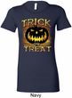 Halloween Trick or Treat Ladies Longer Length Shirt