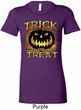 Halloween Trick or Treat Ladies Longer Length Shirt
