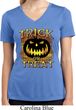 Halloween Trick or Treat Ladies Moisture Wicking V-neck Shirt