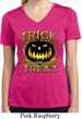 Halloween Trick or Treat Ladies Moisture Wicking V-neck Shirt