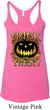 Halloween Trick or Treat Ladies Tri Blend Racerback Tank Top
