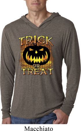 Halloween Trick or Treat Lightweight Hoodie Shirt