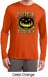 Halloween Trick or Treat Mens Dry Wicking Long Sleeve Shirt