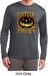 Halloween Trick or Treat Mens Dry Wicking Long Sleeve Shirt
