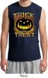 Halloween Trick or Treat Mens Muscle Shirt