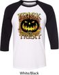 Halloween Trick or Treat Mens Raglan Shirt