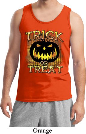 Halloween Trick or Treat Mens Tank Top