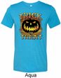 Halloween Trick or Treat Mens Tri Blend Crewneck Shirt