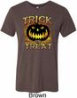 Halloween Trick or Treat Mens Tri Blend Crewneck Shirt