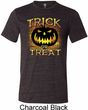 Halloween Trick or Treat Mens Tri Blend Crewneck Shirt