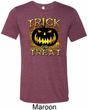 Halloween Trick or Treat Mens Tri Blend Crewneck Shirt