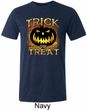 Halloween Trick or Treat Mens Tri Blend Crewneck Shirt