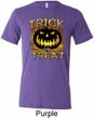 Halloween Trick or Treat Mens Tri Blend Crewneck Shirt